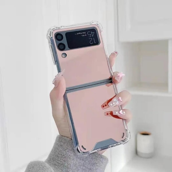 Sminkespeil av høy kvalitet for Samsung Galaxy Z-Flip 4 - Perfekt for sminke- og skjønnhetsrutiner Pink one size