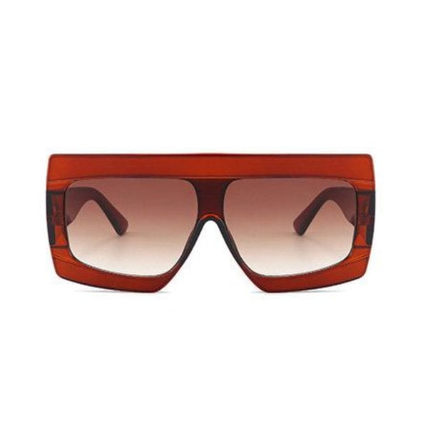 Red Breda ylisuuret aurinkolasit UV400 Paris Red one size