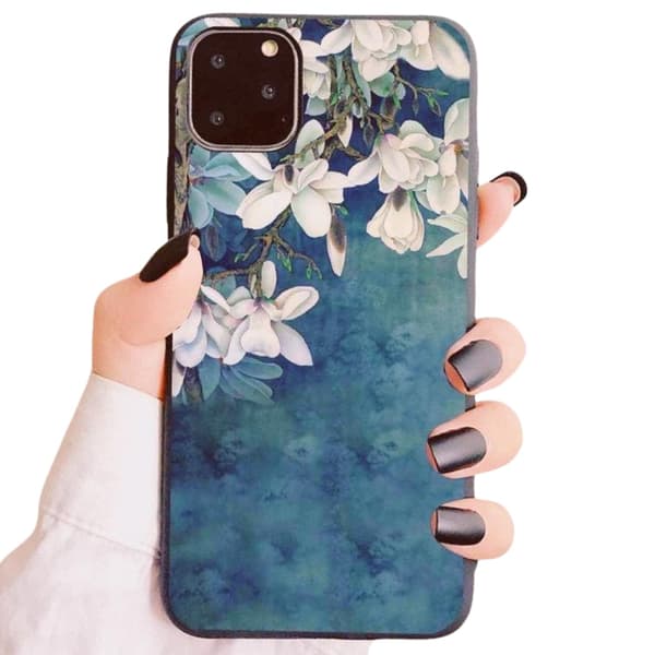 iPhone 12 & 12 Pro 3-PACK cover cactus mona-lisa flowers Grey one size