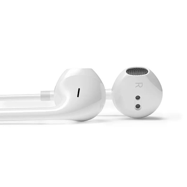 2 PARIA Valkoiset klassiset kuulokkeet vakio Aux 3,5 mm:n liitäntä ergonominen White one size