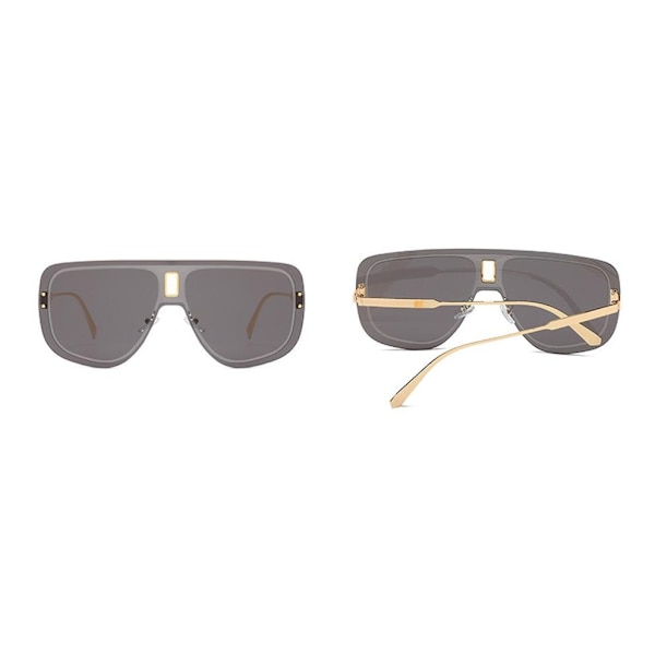 Ylisuuret aurinkolasit metallirunko iso pilottilasikehys Black one size