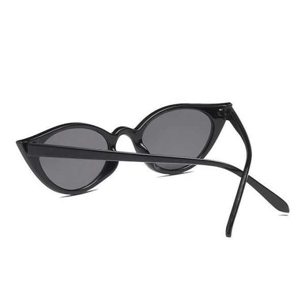 Flirtende vintage solbriller kat-øje Black one size
