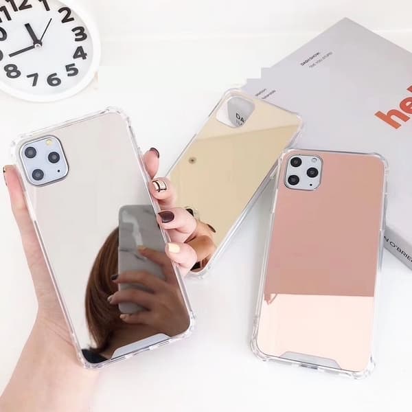 Mobilskal iPhone11 PRO Spegelglas Silver one size