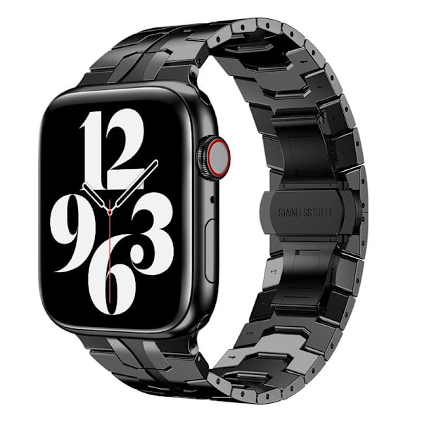 Apple Watch 42/44/45 mm udsøgt forstærket stål stilfuldt design Silver Silver