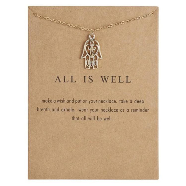 All is well - kaulakoru 18K kullattua lahjaa Gold one size