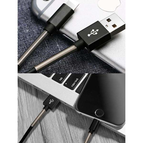 Oförstörbar laddare i metal till Android Micro USB! Rosa one size