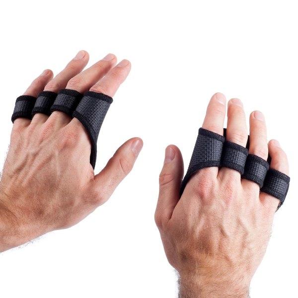 Håndfladebeskytter i neopren med smertebuffer til vægtløftning s Black XL