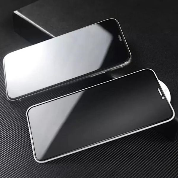 Helt täckande anti-spion privatliv screen protector 15 Pro Svart one size