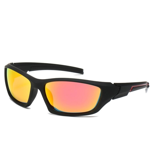 Polariserede solbriller til sport og udendørs orange og sort Orange one size