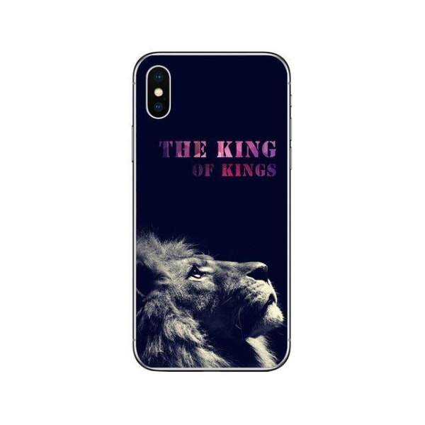 iPhone 13, Pro & Max shell lion on kuninkaiden kuningas Black one size