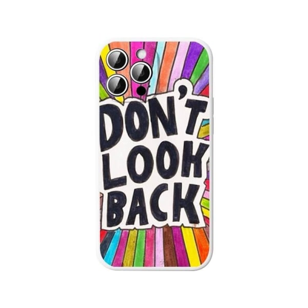 iPhone 12 Pro Max '' Älä katso taaksepäin '' värit piirtävät sii Multicolor one size