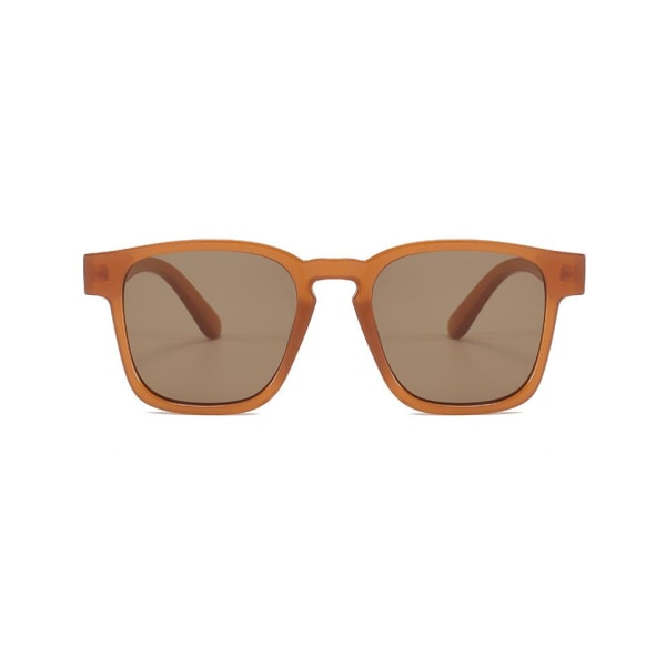 Brune retro-inspirerte solbriller for menn Brown one size