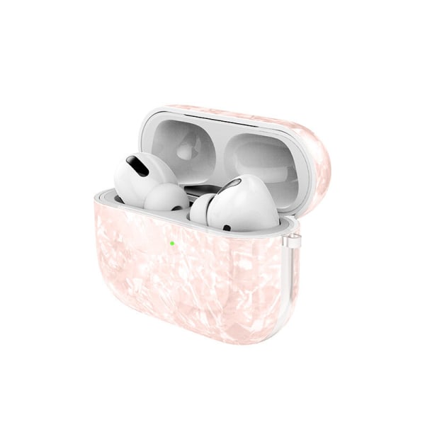 Airpods Pro Case synteettisessä helmen äidissä koukulla Pink one size