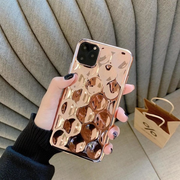 Unik Metal Mobile Case til iPhone11 Pro Rose guld Pink gold one size
