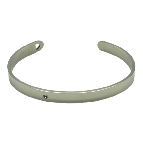 Armband ''Jeg elsker dig'' med hjärta sten valentines dag danska Silver one size