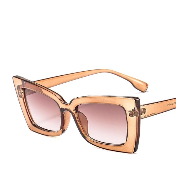 Retro aurinkolasit hyvät jouset neliön muotoinen Beige one size
