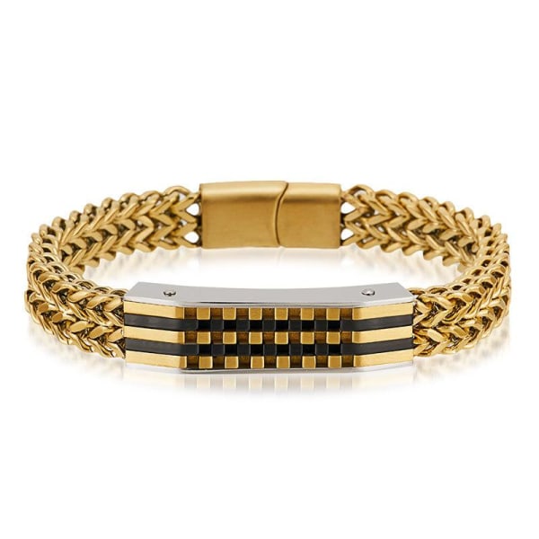 Noorzai Scandinavia -Luksus håndlavet guldarmbånd til mænd kæde Gold one  size ada0 | Gold | Abstrakt & geometri | Fyndiq