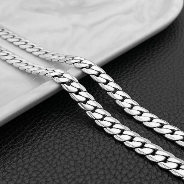 Choose from several models necklaces chains in silver for men Silver one size