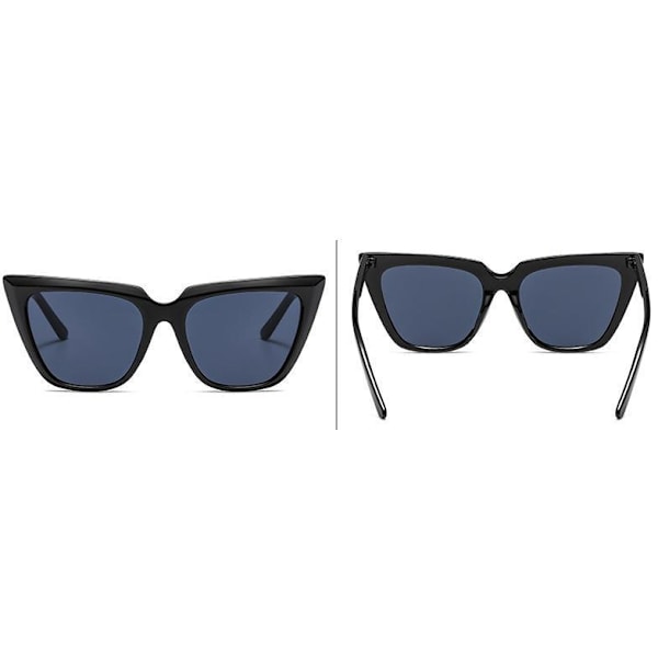 Stora Cat-eye Solglasögon i svart & rosa sommar 2024 Pink one size