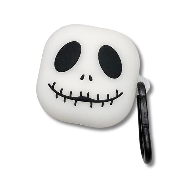 2022 tredje generation af Airpods Shell Black Ghost Skeleton 3D Hook Silikone White one size