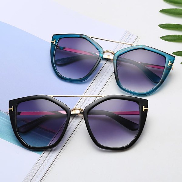 Solbriller Double Bridge UV400 Shades Kourtney Black one size