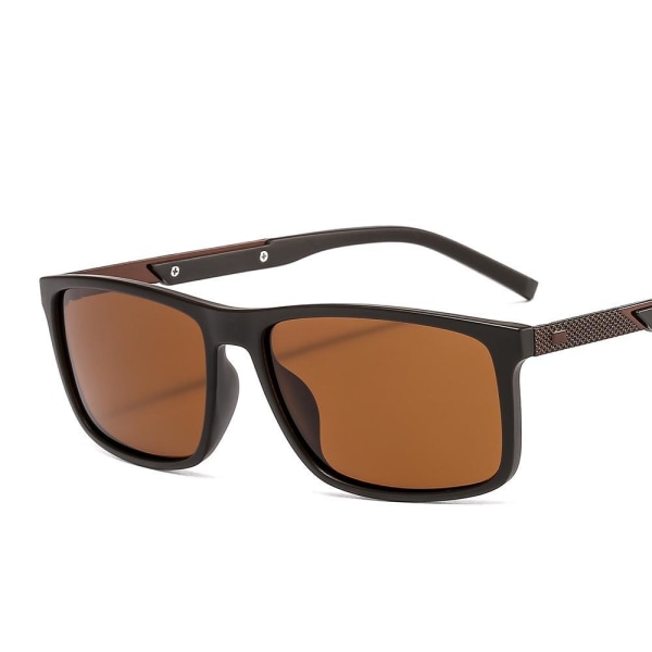 Sporty solbriller for utendørs eventyr 3 farger for menn Brown one size