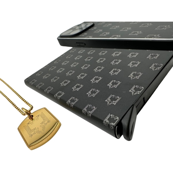 Shenja e flamurit albansk örn plånbok halsband mobilskal iPhone Black one  size 03c2 | Black | Abstrakt & Geometriskt | Fyndiq