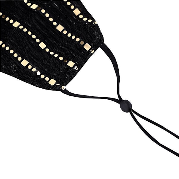 Fashion Mask pailletter mundbeskyttelse i flere farver vaskbar bomuld Grey one size