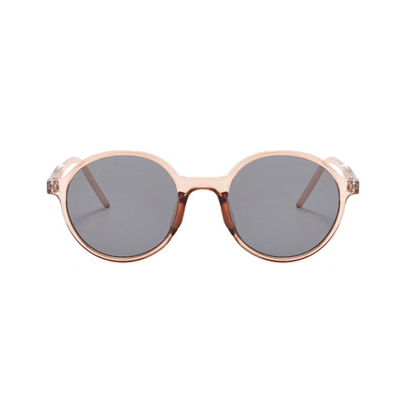 Hipster runde solbriller sommer Nicki Beige one size