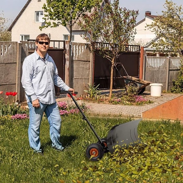 LARS360 SNÖSPADE - Justerbar i höjdled - Svart