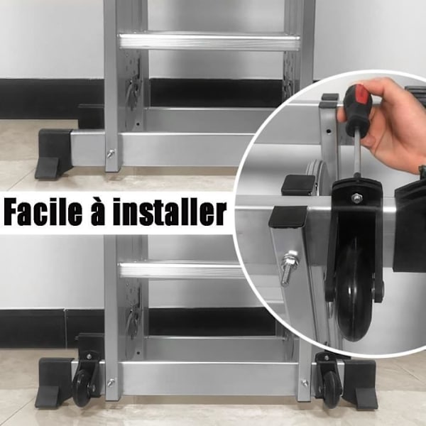 Multifunktionsstege - LZQ - 4x3 - Aluminium - 150kg Pengar