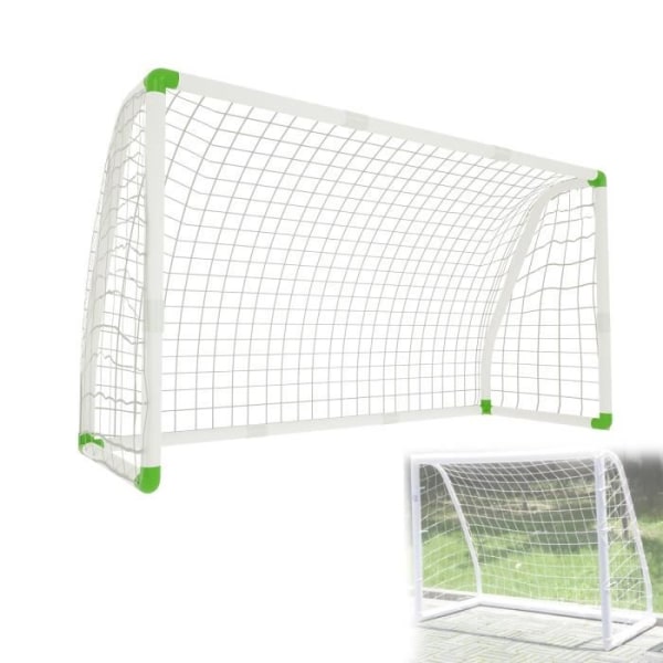 LZQ fotbollsmål med målnät för barn och vuxna Väderbeständig Lämplig, 180x120x80cm