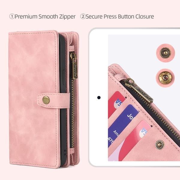 iPhone 11 Multifunksjonelt Telefondeksel - Rosa