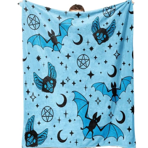 100CM x 130CM Halloween-teppe, perfekt for sofaparty-senger - 41