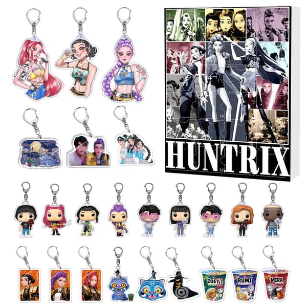 KPOP Witch Hunters julekalender blind boks nøglering ornament - stil C
