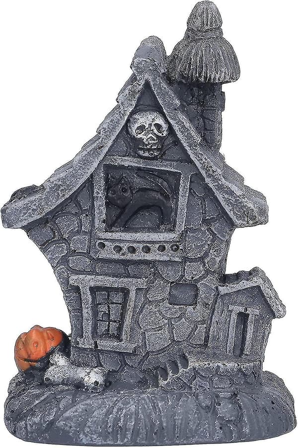 Julharts Pumpa Spökhus Häxa Spökhus Dekoration Nyhetspresenter Lysande Pumpa Spökhus (grå)(1st