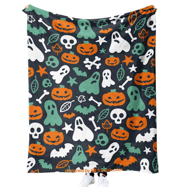 150CM x 200CM Halloween-teppe, perfekt for sofaparty-senger-63