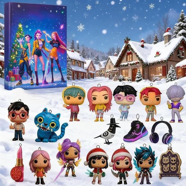 K-Pop Demon Hunter Julekalender, Jule Nedtællingskalender Blind Box - Demon Hunter Version A