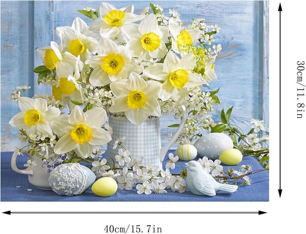 30 × 40 cm DIY stil 6 Diamantmaleri, 5d Diamantmaleri Sæt