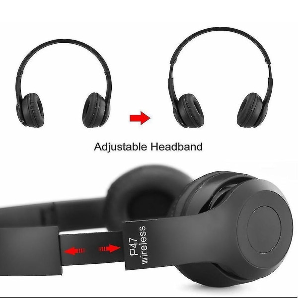 Hörlurar Trådlösa Bluetooth Hörlurar Headset Musik Stereo Hjälmar Headset Gaming