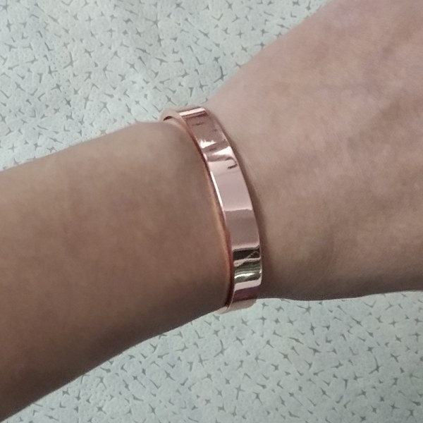 Koppar Magnetarmband för Män och Kvinnor, Lindrar Artrit Guld