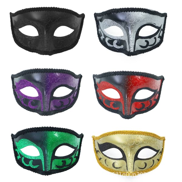 Performance Masks Halvmasker Spraymaling Plastmaskesett - Gull