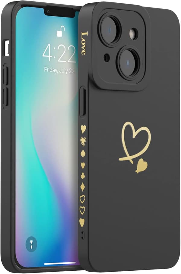 Silikonfodral för iPhone 14 Slim - Mjukt Grepp - Repskydd - In