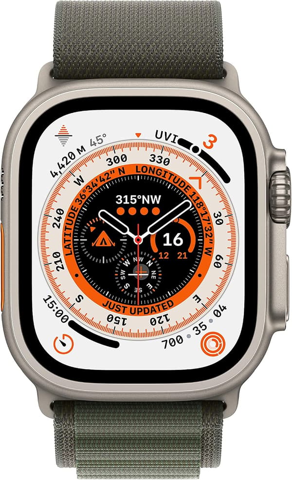 Apple Watch Vihreä Alpine Loop 49 mm