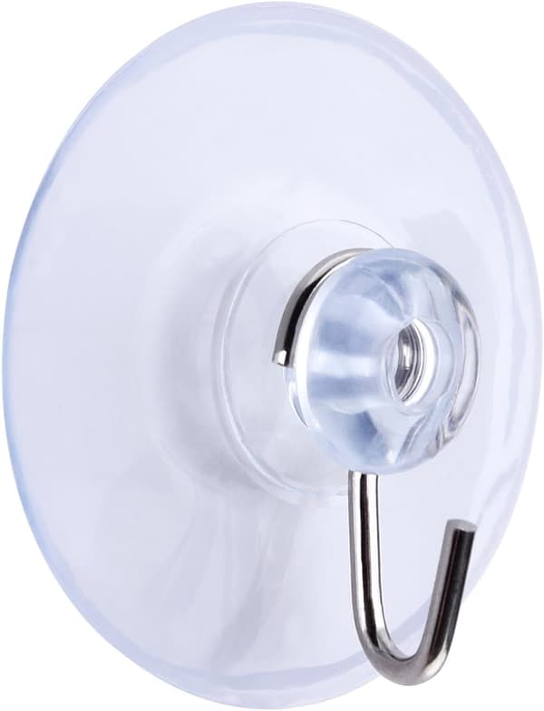 Imu- ja kylpyhuoneen imukuppikoukku (45 mm) 100 kpl
