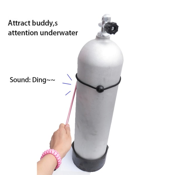 Dykpekare Korrosionsbeständig Noise Maker Handlina Färgglad Dykning Aluminium Hummerpinne För Undervatten