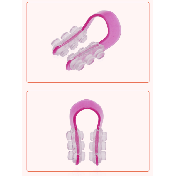 3-delat set av mjuk säkerhetssilikon, näslyft, skönhetsklämma, används för rätning av näsryggen.