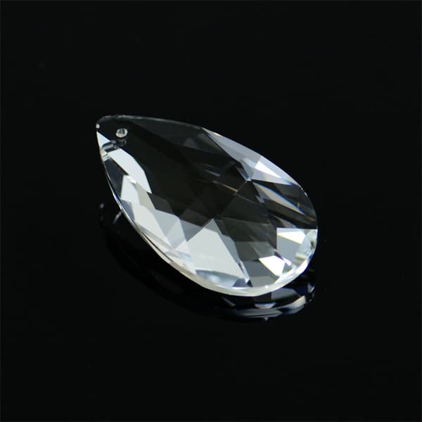 20 stk. DIY Dråpeformede Akryl Krystallperler Julepynt