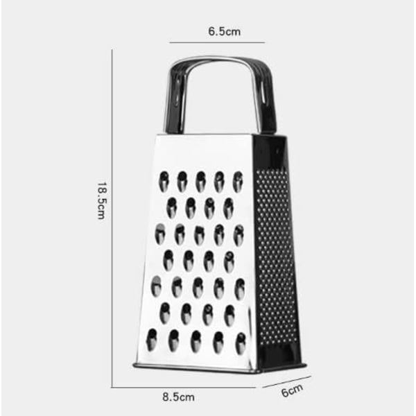 Rivjärn / Rivjärn för rå mat, Kök Multifunktion, Silver
