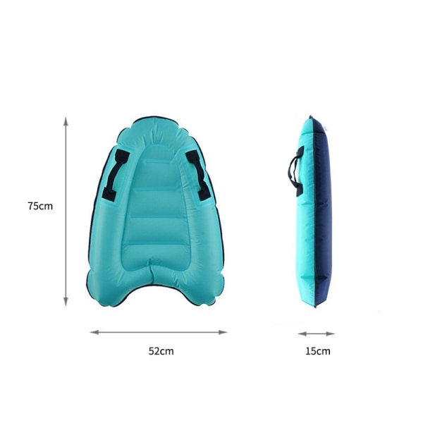 2-pack Uppblåsbar Surfbräda med Handtag, Flytande Pool Leksak för Barn
